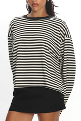 LIONESS Bloom Long Sleeve Onyx Stripe