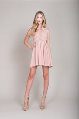 Laine Day Festival Dress Blush