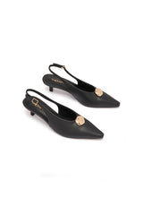 THERAPY Indiana Slingback Heel Black
