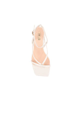 VERALi Maeve Kitten Heel Chalk White
