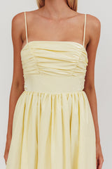 Love Songs Back Bow Maxi Dress Butter