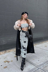 Extra Extra Maxi Skirt White