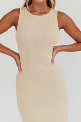 Tarli Low Back Maxi Dress Butter