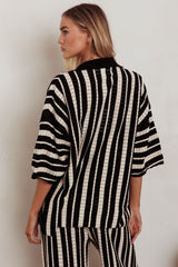 Influence Knit Relaxed Shirt Black
